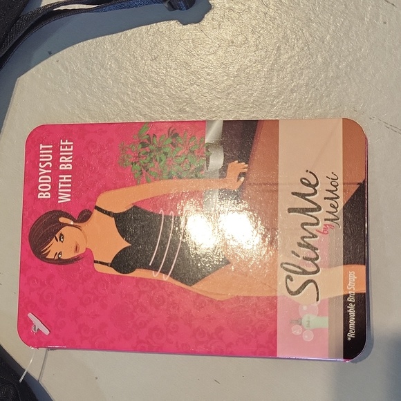 SLIM ME BY MEMOI WOMEN'S BODY SUIT WITH BRIEF. BLACK. LARGE/ NWT - Picture 5 of 8